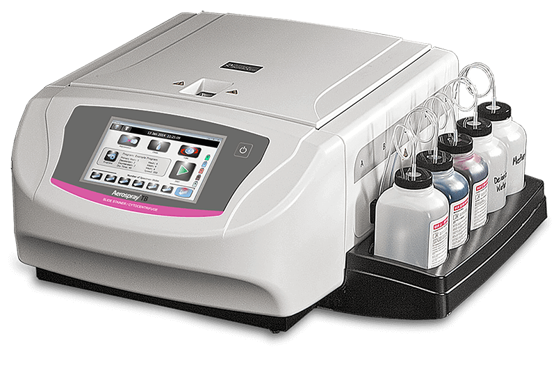 The Aerospray&reg; TB Slide Stainer / Cytocentrifuge